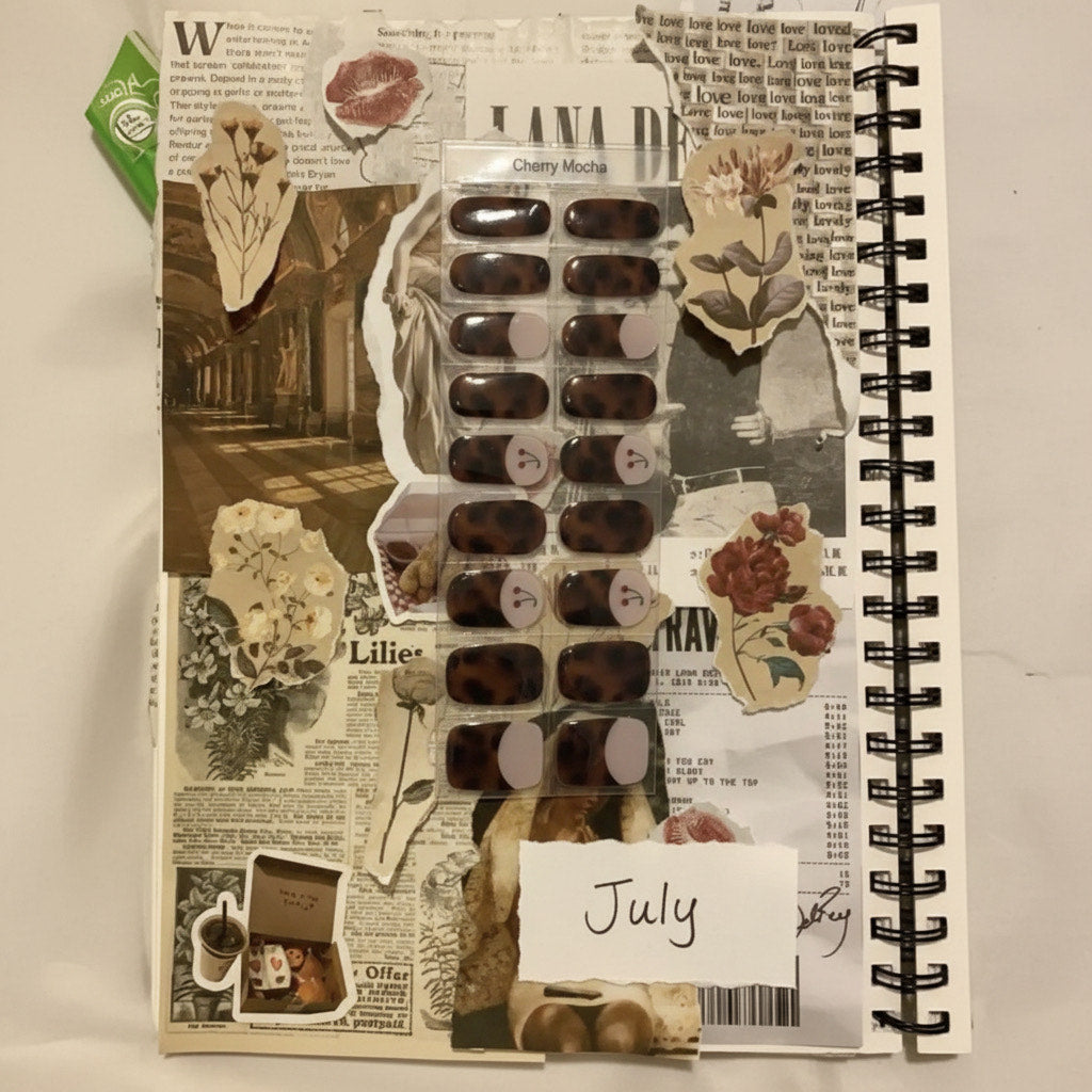 Cherry Mocha UV Gel Nail Strips