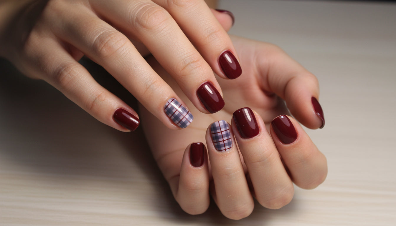 Wine Plaid